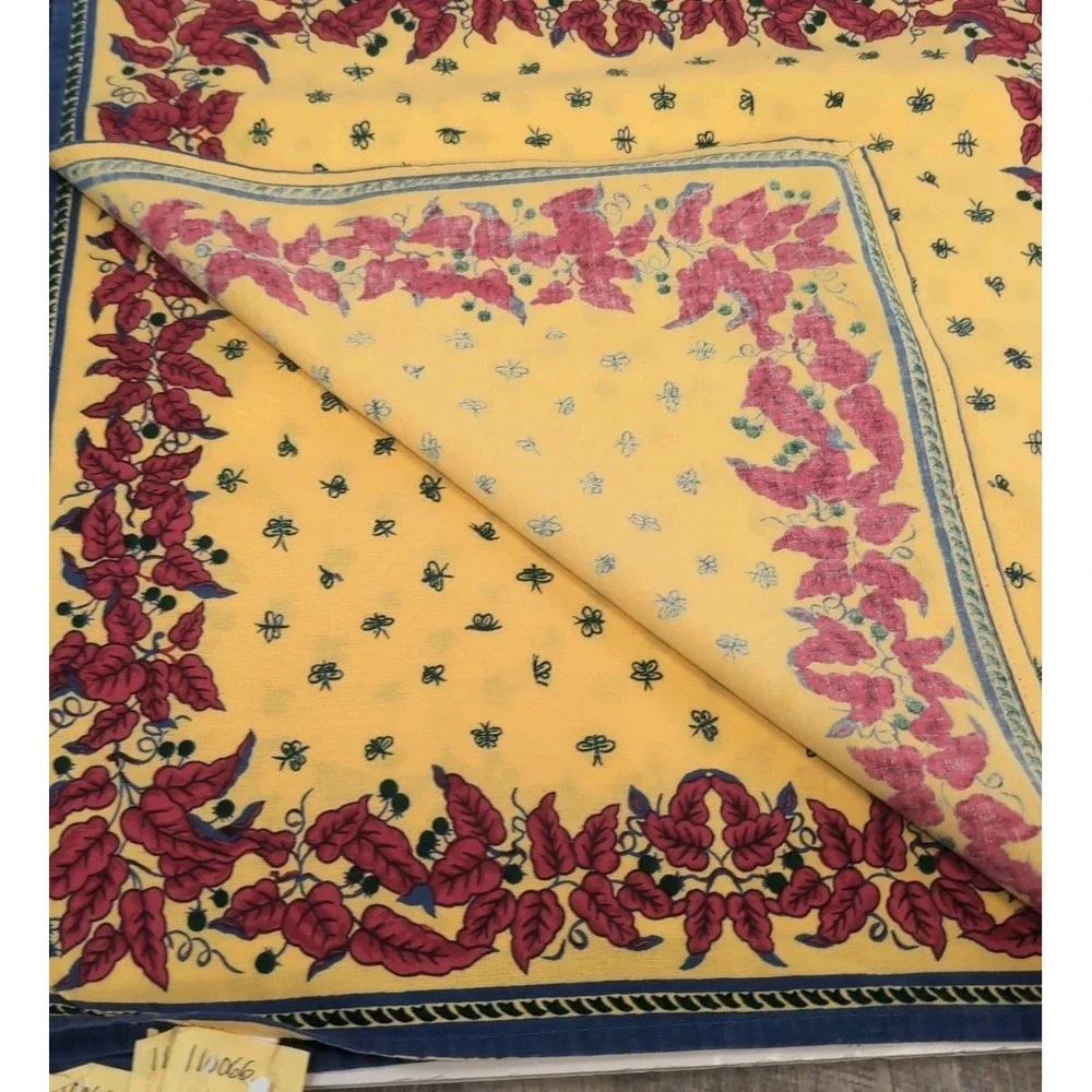 William Sonoma French Provence Bee Napkins Floral Country Set 4 Vintage  19